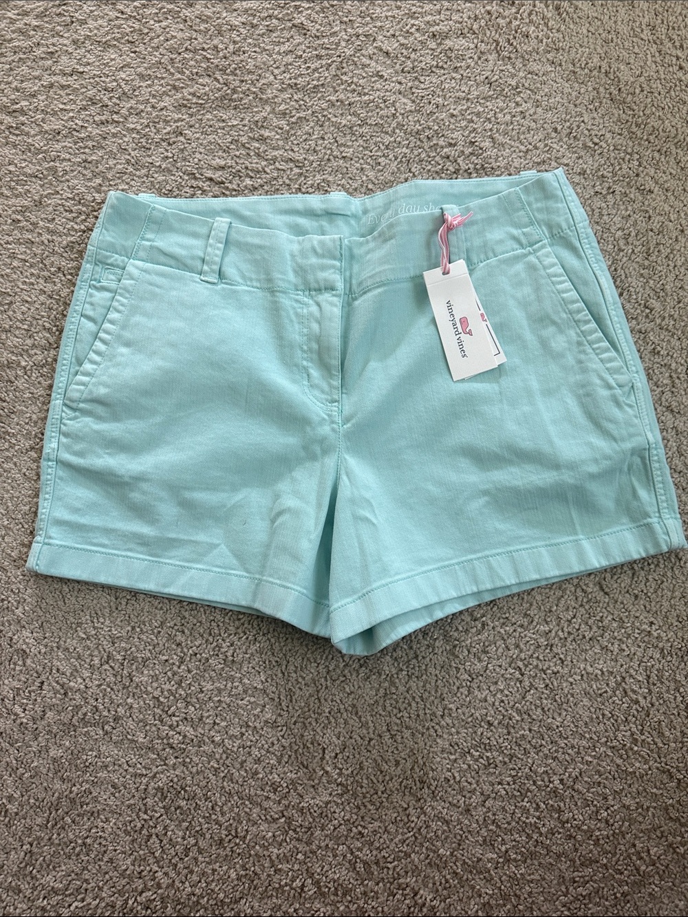 Vineyard Vines Women’s Mint Green Casual Cotton Shorts size 8